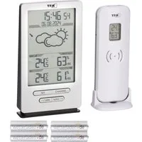 TFA Dostmann Xena TFA 35.1162 mit Wettervorhersage, Funkuhr und Außensensor Funkwetterstation