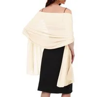 Zaewry Modeschal Damen Schal – Elegante leichte Stola, weich fließend, (1-St), ideal für Abendkleid, Hochzeit & festliche Anlässe