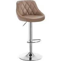 Woltu Barhocker (1 St), gepolsterte Sitzfläche Höhenverstellbar 360° Drehbar