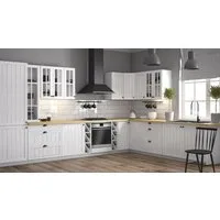 ROYAL24_MARKT Winkelküche K5-G390 - Provence - Hoher Standard mit modernem Design, (Komplett Set), Edles Material - Zeitlos - Elegant.