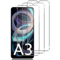 MSM Displayschutzglas 3X Schutzglas für Xiaomi Redmi A3 Display Panzerfolie Full Screen 9H
