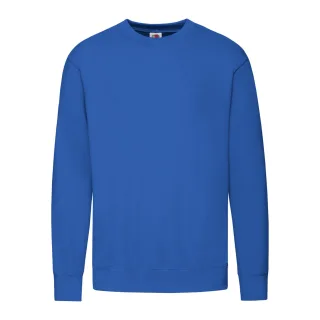 Fruit of the Loom - Sweatshirt für Herren/Damen Unisex angesetzte Ärmel (Königsblau)