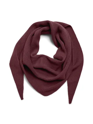 PIECES - PCKOMMA RIB BIG TRIANGLE SCARF NOOS BC Tawny Port - Gr. - ONE SIZE