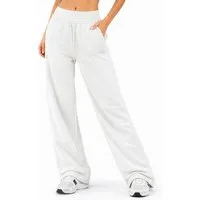 Smilodox Jogginghose Yelin, Trainingshose Damen Oversized Fit Wide-Leg mit Tunnelzug Elastischer Bund, Kordelzug, Weites Bein, Dezentes Logo, Freizeit