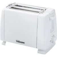 Tristar Toaster Br-1009 Toaster, 650 W, Metall, 2 Steckplätze, mit eingebautem Brötchenaufsatz