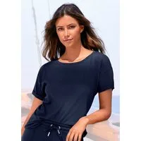 H.I.S T-Shirt mit Ärmelaufschlag, im maritimen Stil, Loungewear