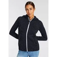 CMP Strickfleecejacke WOMAN JACKET FIX HOOD mit Kapuze, atmungsaktiv, schnell trocknend