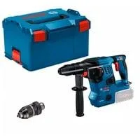Akku-Bohrhammer GBH 18V-28 CF Professional solo, 18Volt blau/schwarz, ohne Akku und Ladegerät, Bluetooth, in L-BOXX