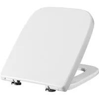 Woltu WC-Sitz (1-St), mit Absenkautomatik Duroplast Softclose Antibakterielle
