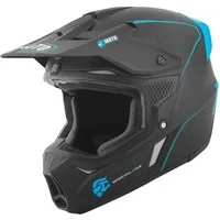 FC-Moto Motocrosshelm Merkur Straight Motocross Helm, Ratschenverschluss