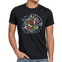 style3 T-Shirt Puzzle Plan sheldon würfel zauberwürfel rubik speed cube