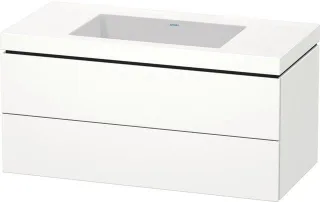 Duravit L-Cube c-bonded Set wandhängend Weiß 1000x480x500 mm - LC6928N8484 LC6928N8484