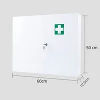 Euroshowers GmbH Medizinschrank Euroshowers Medizinschrank groß abschließbar Weiß