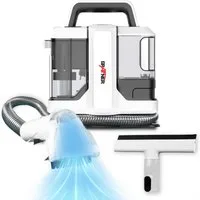 Grafner Wasch-Sauger mobiler Waschsauger Fenstersauger 450 Watt mit Lanze & Saugwischer, 450 W, beutellos, Fenstersauger und Waschsauger