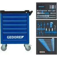 Werkzeugwagen Workster WSL-M-TS-172 blau/schwarz, inkl. 172 Werkzeuge