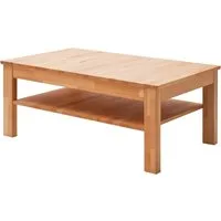 MCA living Couchtisch Fenja Wohnzimmertisch, Holztisch, Sofatisch (1-St), Massivholz, Kernbuche, rechteckig, Breite 104 cm, Made in Europe