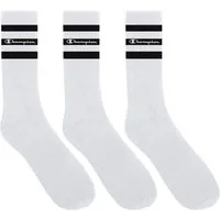Champion Tennissocken Seasonal Crew Socks (Packung, 3-Paar) 3er-Pack, über dem Knöchel endende Schaftlänge, mit Logoschriftzug