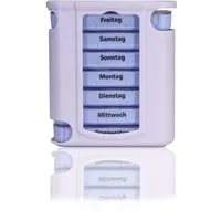 Horn Medical Pillendose Horn Medical Tablettenturm 7 Tage Pillendose (4 Fächer pro Tag), Tablettendose für jeden Wochentag