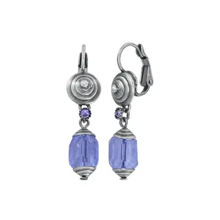 konplott - Ohrringe - Crystal Snake blau/lila