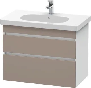 Duravit DuraStyle Waschtischunterbau wandhängend Basalt & Weiß Matt 800x453x610 mm - DS648404318 DS648404318