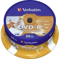 Verbatim DVD-Rohling DVD-R Rohling 43538, Bedruckbar