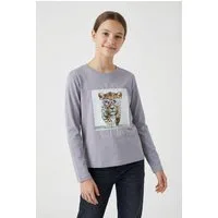 Name It Langarmshirt NKFVOTEA LS NREG TOP Baumwolle, regular fit, Fotodruck