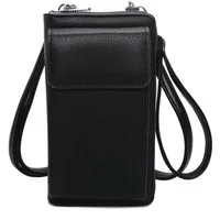 EAAKIE Umhängetasche Handytasche zum Umhängen Portemonnaie Damen Geldbörse Umhängetasche, als Schultertasche, CrossOver, Umhängetasche tragbar