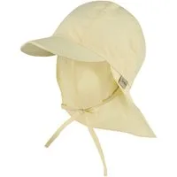 Sterntaler® Schirmmütze UV-Schutz 50+ Schirmmütze mit Nackenschutz uni (1-St) Kinderhut aus UV-Popeline mit Bindeband und UV-Schutz 50+