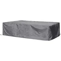 PEREL Bogenhülle Perel Schutzhülle für Gartenmöbel, Grau, rechteckig, 260 cm x 200 cm x