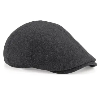 Beechfield Unisex Schirmmütze Melton (Anthrazit meliert)
