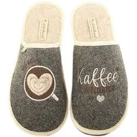 ADELHEID Erst mal Kaffee Filzpantoffeln Pantoffel