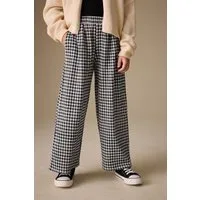 Next Palazzohose Strukturierte Hose mit weitem Bein (1-tlg)