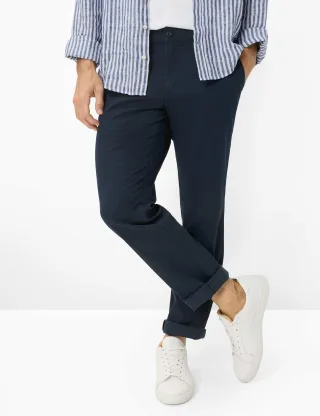 Eurex by Brax Herren Flatfronthose Style TORGE NAVY, dunkelblau, Gr. 26U