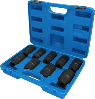 Brilliant Tools Antriebswellen-Stecknuss-Satz, 9-tlg - BT671000