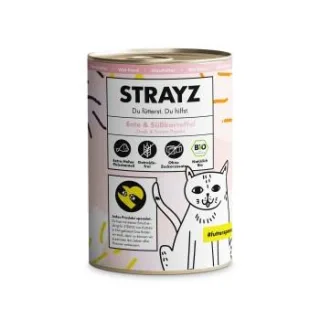 STRAYZ BIO 6x400g Ente und Süßkartoffel