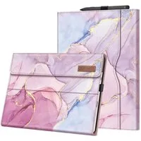 Fintie Tablet-Hülle für Microsoft Surface Pro 11/Pro 10/Pro 9 13''-Multi-Sichtwinkel Hülle, Kunstleder Case mit Dokumentschlitze Stifthalter,Type Cover Kompatibel