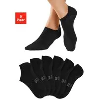 H.I.S Sneakersocken Damen Herren Unsichtbare Sneaker Socken, Loafer Socken (Packung, 6-Paar, No Show Gr. 35-38 bis 43-46) mit besonders kurzem Schaft