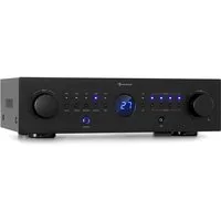 Auna AMP-CD950 DG Audioverstärker (Anzahl Kanäle: 4-Kanal, Digital Audio Bluetooth Verstärker HiFi Stereo Amplifier Multikanal)