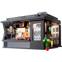 Jamara CaDA, Bricks, Coffee House (402884) Konstruktions-Spielset, (768 St), mit LED Licht