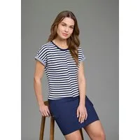 KangaROOS T-Shirt Kurzarmshirt, maritim, verspielte Details
