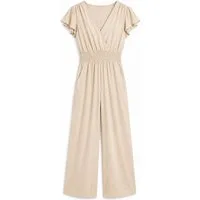 ITALY VIBES Jumpsuit - sommerlicher Overall für Damen mit Smokbund - luftiger Einteiler
