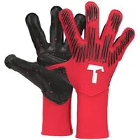 T1TAN Torwarthandschuhe Erwachsene, Fingerschutz, REBEL Solar Red, Gr. 6-11