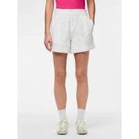 pieces Shorts PCVILDE MW SHORTS WVN NOOS mit Lochstickerei