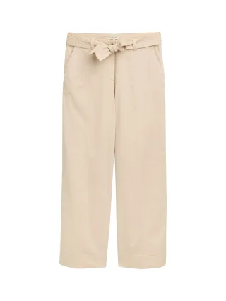 Tom Tailor - TTLEA Wide Leg Hose summer beige - Gr. - 32