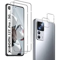 MSM Displayschutzfolie 2X Panzerglas (Display + Kamera) für Xiaomi 12T / 12T Pro 5G