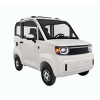 Urban Hopper E-Motorroller Urban Hopper Twin Base 4-Rad Elektro Kabinenroller 2 Sitzer Microcar, 3000 W, 45 km/h, Sitz nebeneinander ca. 60km Reichweite, Blei-Gel Akku, LED Licht COC