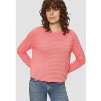 QS Longpullover Strickpullover Pullover aus Viskosemix