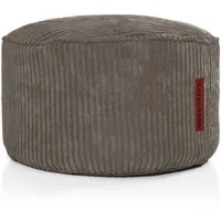 Green Bean Pouf Sitzsack-Hocker Pouf Cord 45x25cm (Indoor Sitzhocker Sitzkissen Fußhocker Relax-Sessel, Made in Germany), die ideale Ergänzung zum Sitzsack