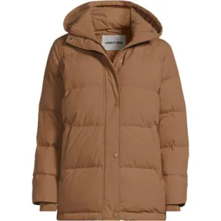 Wasserabweisende Daunenjacke, Damen,  Grün, Nylon, by Lands' End