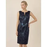 Apart Brautkleid mit Glanzjacquard und V-Ausschnitt